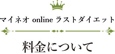 マイネオ online ラストダイエット 料金について
